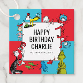 Dr Seuss - tecken | BARNS FÖDELSEDAG Gåvor Etiketter