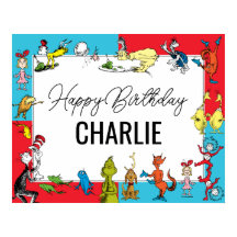 Dr Seuss - tecken | BARNS FÖDELSEDAG