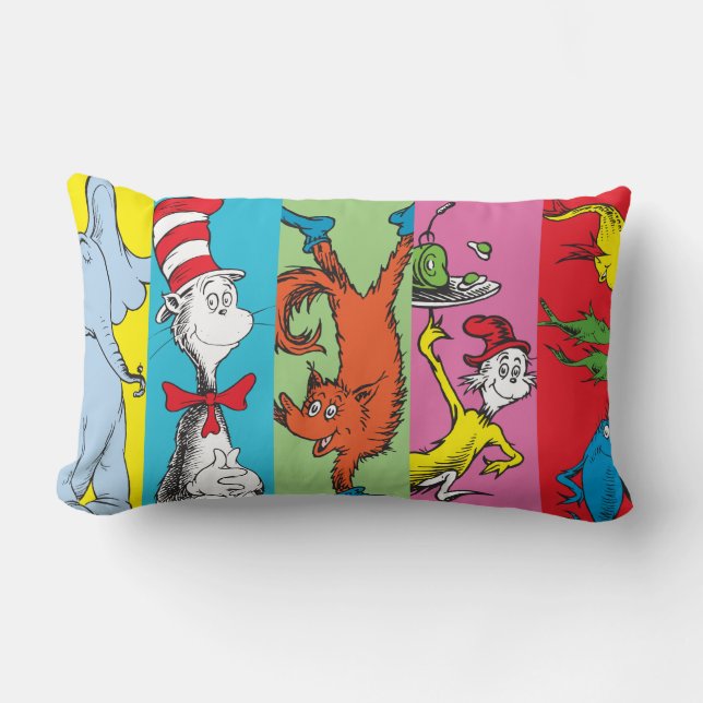 Dr Seuss | Teckensegment Lumbarkudde (Framsida)