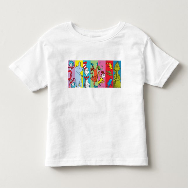 Dr Seuss | Teckensegment T Shirt (Framsida)