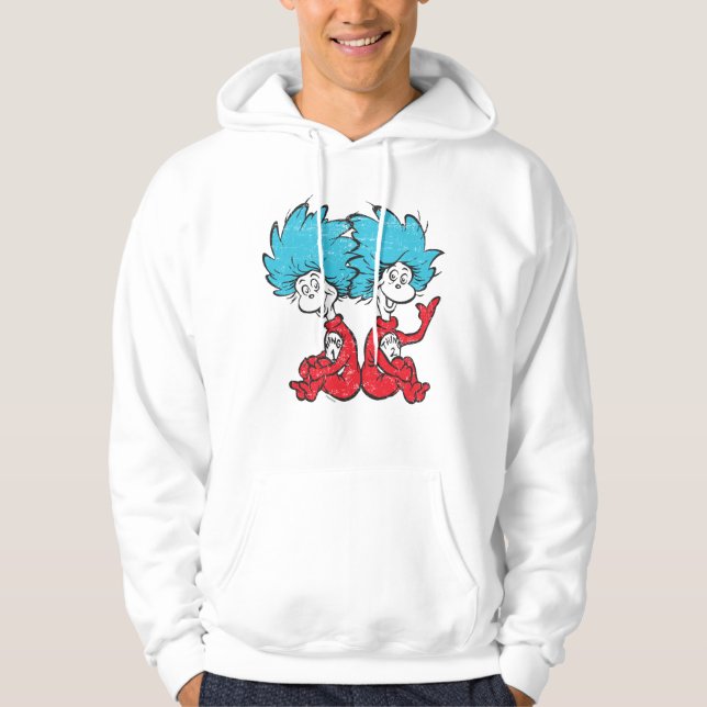 Dr. Seuss | The Cat in the Hat - Thing 1, Thing 2 Sweatshirt (Framsida)