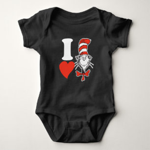Dr Seuss Valentine   I Hjärtat Katten i hatten T Shirt
