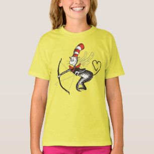 Dr Seuss Valentine Katten i Hat Cupid Tröja