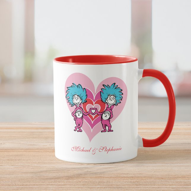 Dr Seuss Valentine | SAK 1 SAK 2 Mugg (Skapare uppladdad)