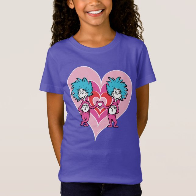 Dr Seuss Valentine | SAK 1 SAK 2 T-shirt (Framsida)