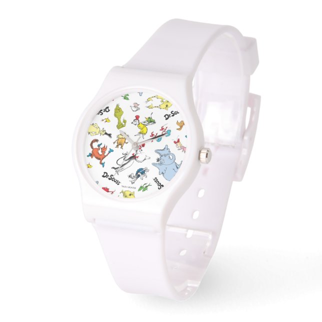 Dr. Seuss världens mönster Armbandsur (Vinkel)