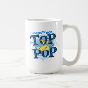 Dr. Seuss Vi gillar att hoppa på toppen av Pop Kaffemugg