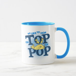 Dr. Seuss Vi gillar att hoppa på toppen av Pop Mugg