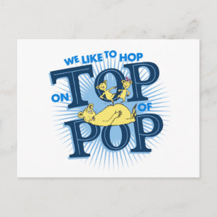 Dr. Seuss   Vi gillar att hoppa på toppen av Pop Vykort