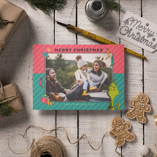 Dr. Seuss Vintage Grinch Familjefoto Julen