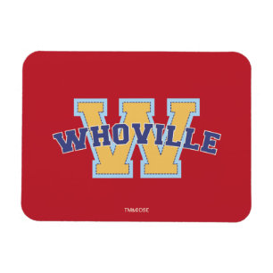 Dr Seuss WHO-ville Athletic Logotyp Magnet