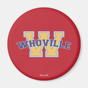 Dr Seuss WHO-ville Athletic Logotyp Magnet