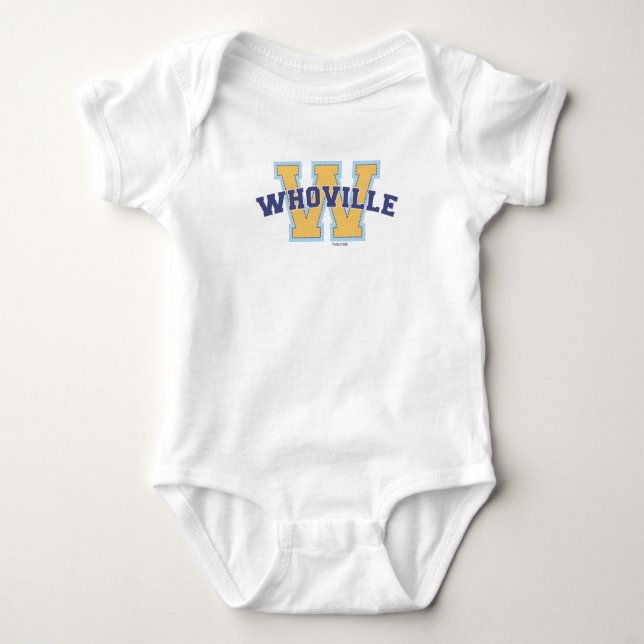 Dr. Seuss | Who-ville Atletisk Logotyp T Shirt (Framsida)