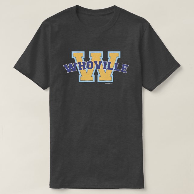 Dr. Seuss | Who-ville Atletisk Logotyp T Shirt (Design framsida)