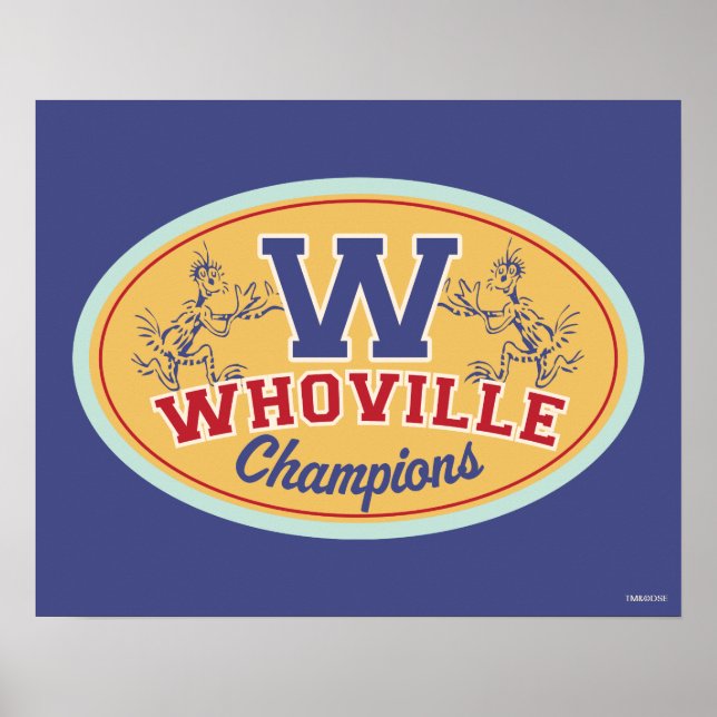 Dr Seuss | WHO-ville Champions Poster (Framsidan)