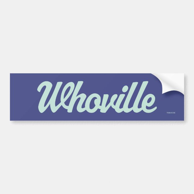 Dr. Seuss | Who-ville-logotyp Bildekal (Framsidan)