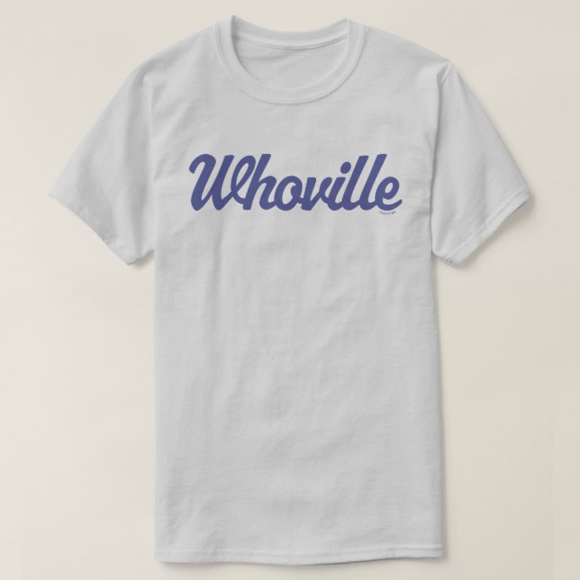 Dr Seuss | WHO-ville Script Logotyp T-Shirt (Design framsida)