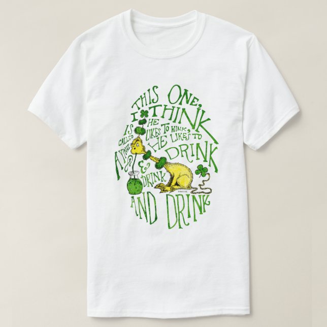 Dr. Seuss | Yink - St. Patricks dag Tee (Design framsida)