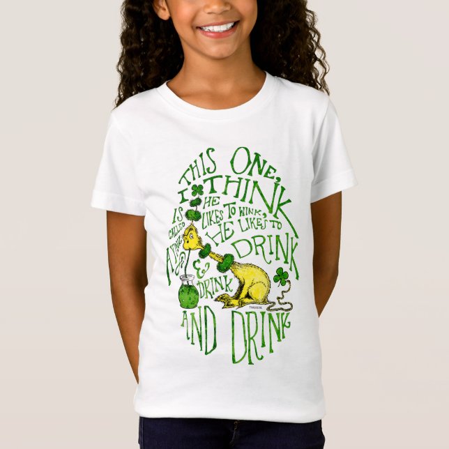 Dr. Seuss | Yink - St. Patricks dag Tröja (Framsida)