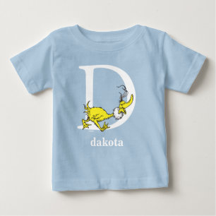 Dr. Seuss's ABC: Bokstaven D - Vit Lägg till dit T-shirt