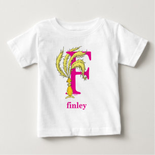 Dr. Seuss's ABC: Bokstaven F - Rosa Lägg till di Tee Shirt