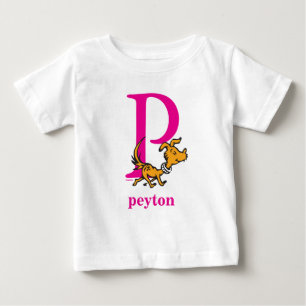 Dr. Seuss's ABC: Bokstaven P - Rosa Lägg till di T Shirt