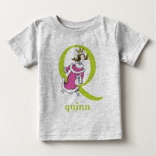 Dr. Seuss's ABC: Bokstaven Q - Grön Lägg till di T-shirt
