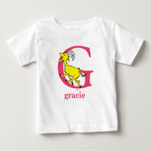 Dr. Seuss's ABC: Letter G - Pink Add Your Name Tee
