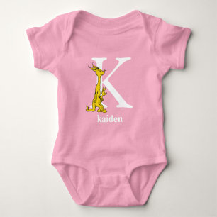 Dr. Seuss's ABC: Letter K - White Add Your Name T-shirt