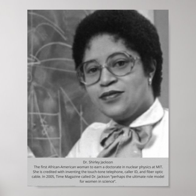 Dr Shirley Jackson - African American Inventor Poster (Framsidan)