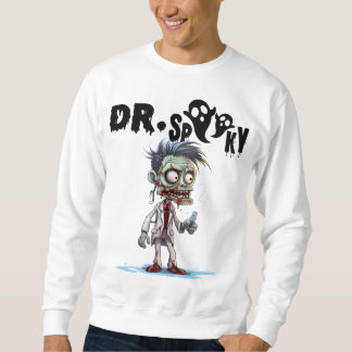 Dr Spookys Halloween, en Läkare design bara för Lång Ärmad Tröja