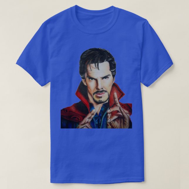 Dr Strange Teckning T Shirt (Design framsida)