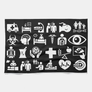 Dr Symbols Medical Medley Kökshandduk
