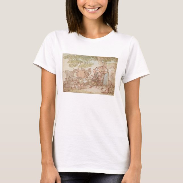 Dr Syntax-skiss efter natur Tee Shirt (Framsida)
