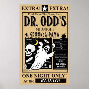 Dr udda Spöke-En-Ramaaffisch Poster