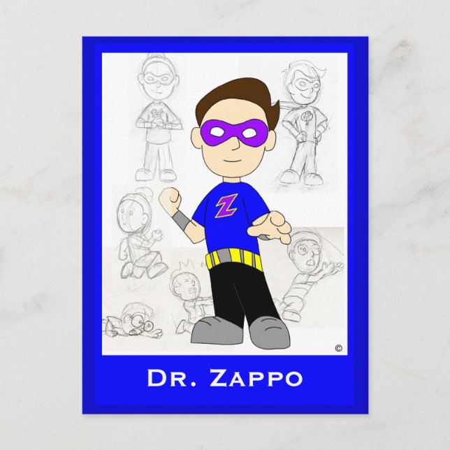 Dr. Zappo: Vykort (Framsida)
