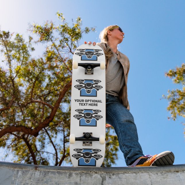 Dra anpassningsbar text mini skateboard bräda 18,5 cm (Utomhus 1)