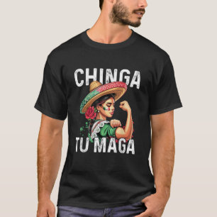 Dra åt helvete din MAGA Roliga mexikaner T Shirt