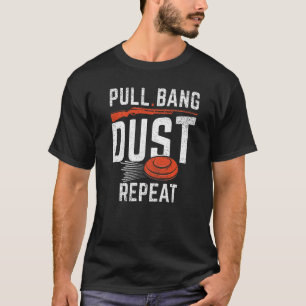 Dra Bang Dust Repeat Sports Shooters & Clay Pige T Shirt