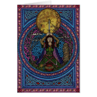 dra besegra månen, hedgewitchrb hälsningskort