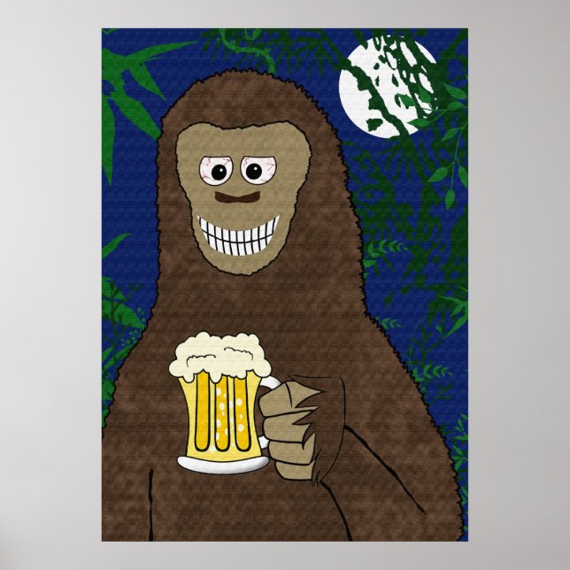 Dra Bigfoot-utskrift Poster (Framsidan)