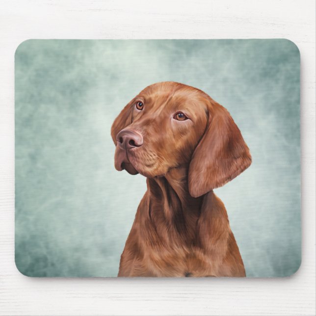 Dra den roliga Vizsla pekaren Musmatta (Framsidan)