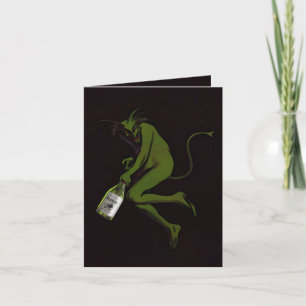 Dra Djävulen ~ Card Hälsning / Anteckning Kort