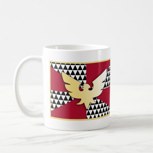 Dra Drag Pride Flagga Kaffemugg (Vänster)