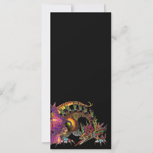 DRA/FANTASY GULD DRAGON IN LILA AND BLACK (Framsida)