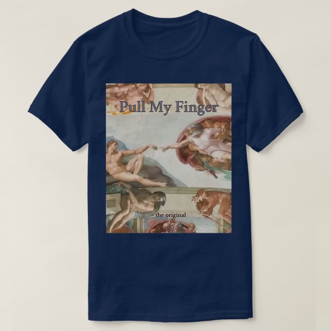 Dra Finger i originalet 1 2 T Shirt (Design framsida)