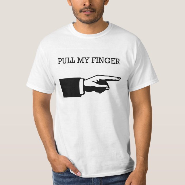 Dra finger. tee shirt (Framsida)