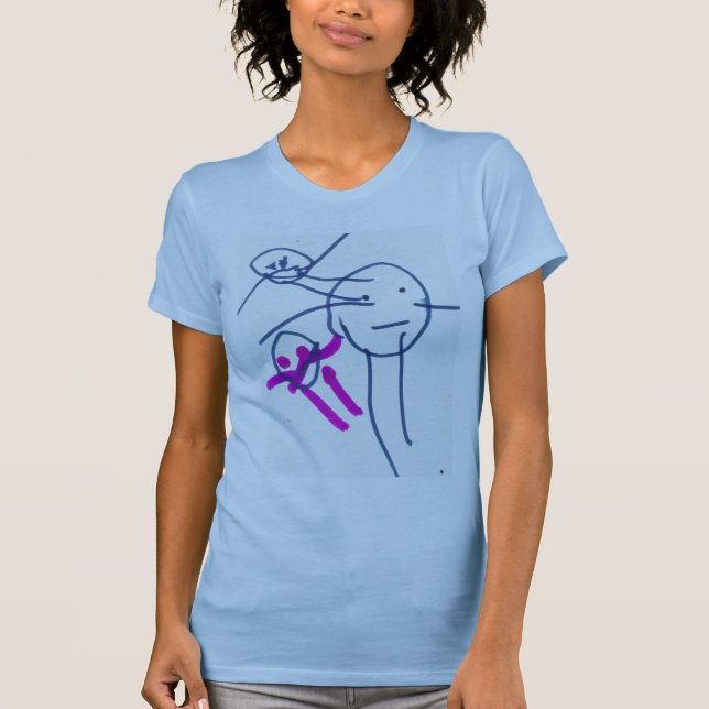 dra för hailees tee shirt (Framsida)