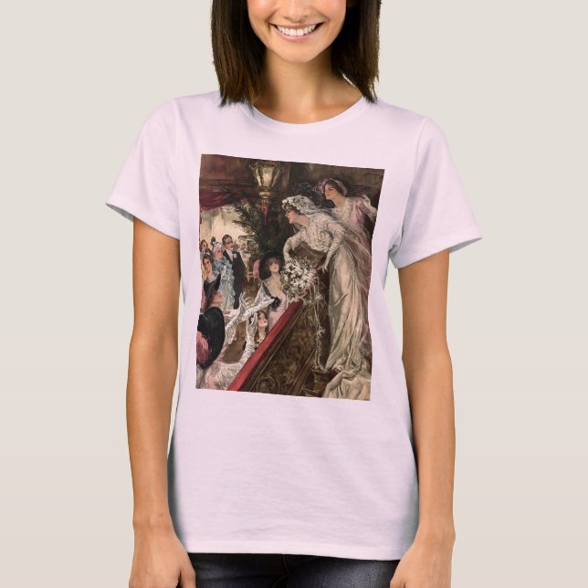 Dra genom Bouquet Tee Shirt (Framsida)