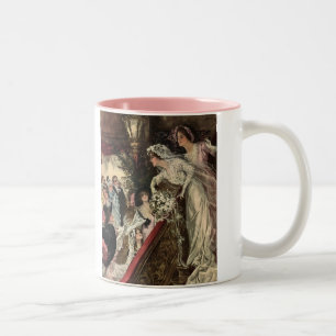 Dra genom Bouquet Två-Tonad Mugg